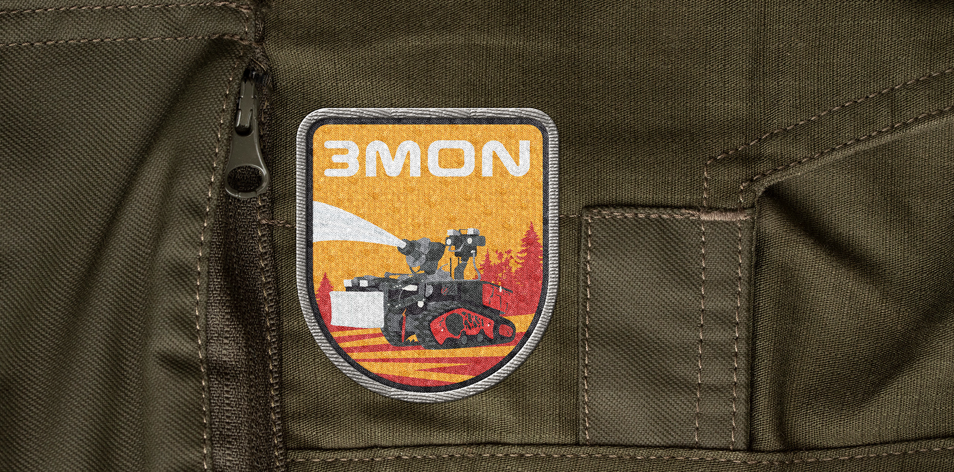 3MON Rescue Robot – Custom Patch Design