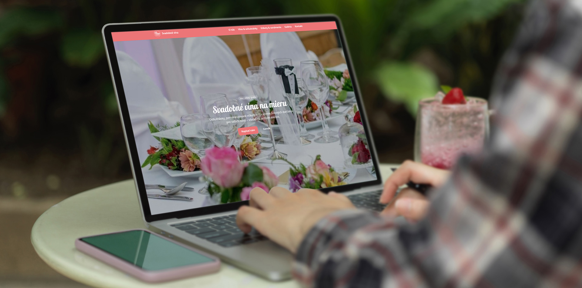 Svadobnevina.sk – Website Redesign and Migration from WordPress to Lightweight HTML